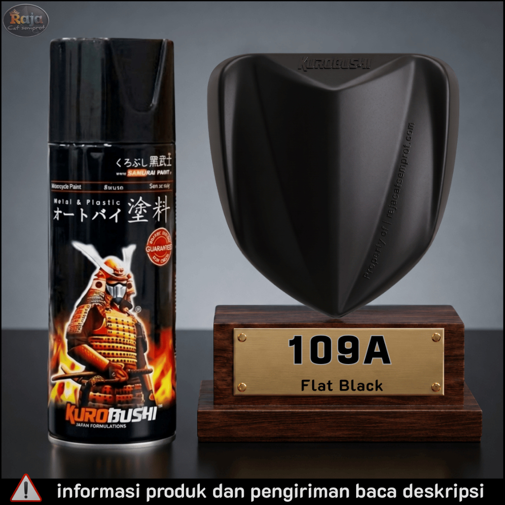 Samurai Paint : Flat Black - 109A