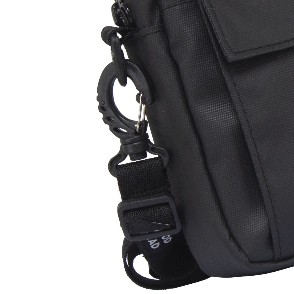 Troy Company Mini Sling Bag Black Slice - Tas Selempang Hitam SBD 3685