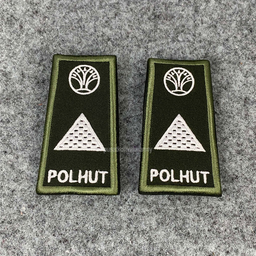 Pangkat PDH Polhut 2A Bordir Premium