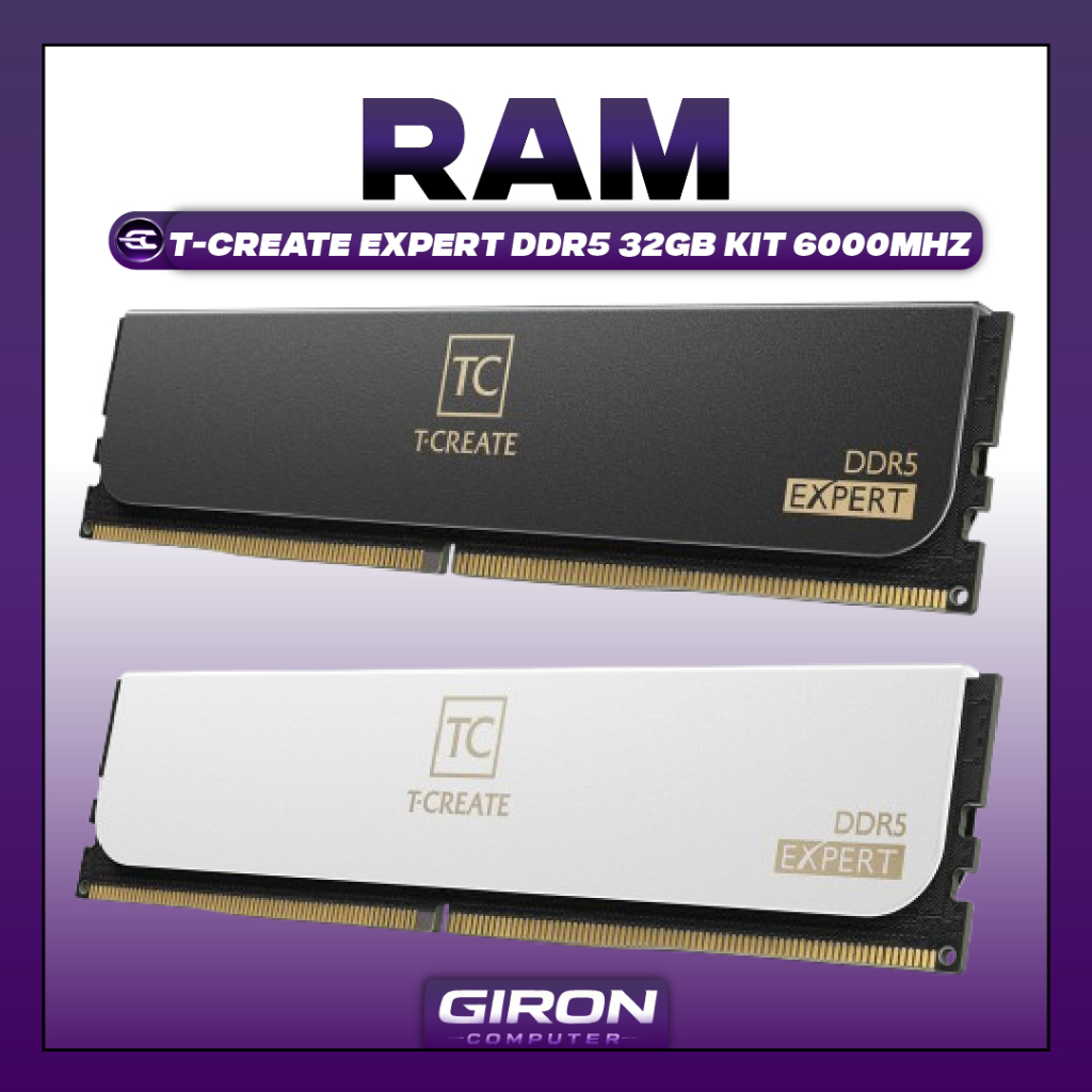 TEAM T-CREATE EXPERT DDR5 32GB Kit (2x16GB) 6000Mhz