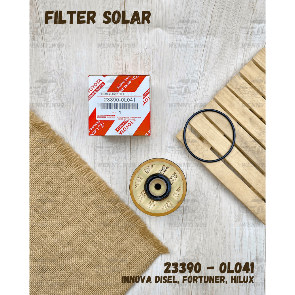 FUEL FILTER (FILTER SOLAR / DIESEL FILTER) – INNOVA, FORTUNER, HILUX, – 0L041 // 23390-0L041