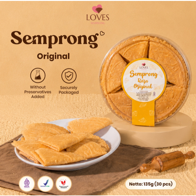 Love Semprong Original Kue Kipas Semprong