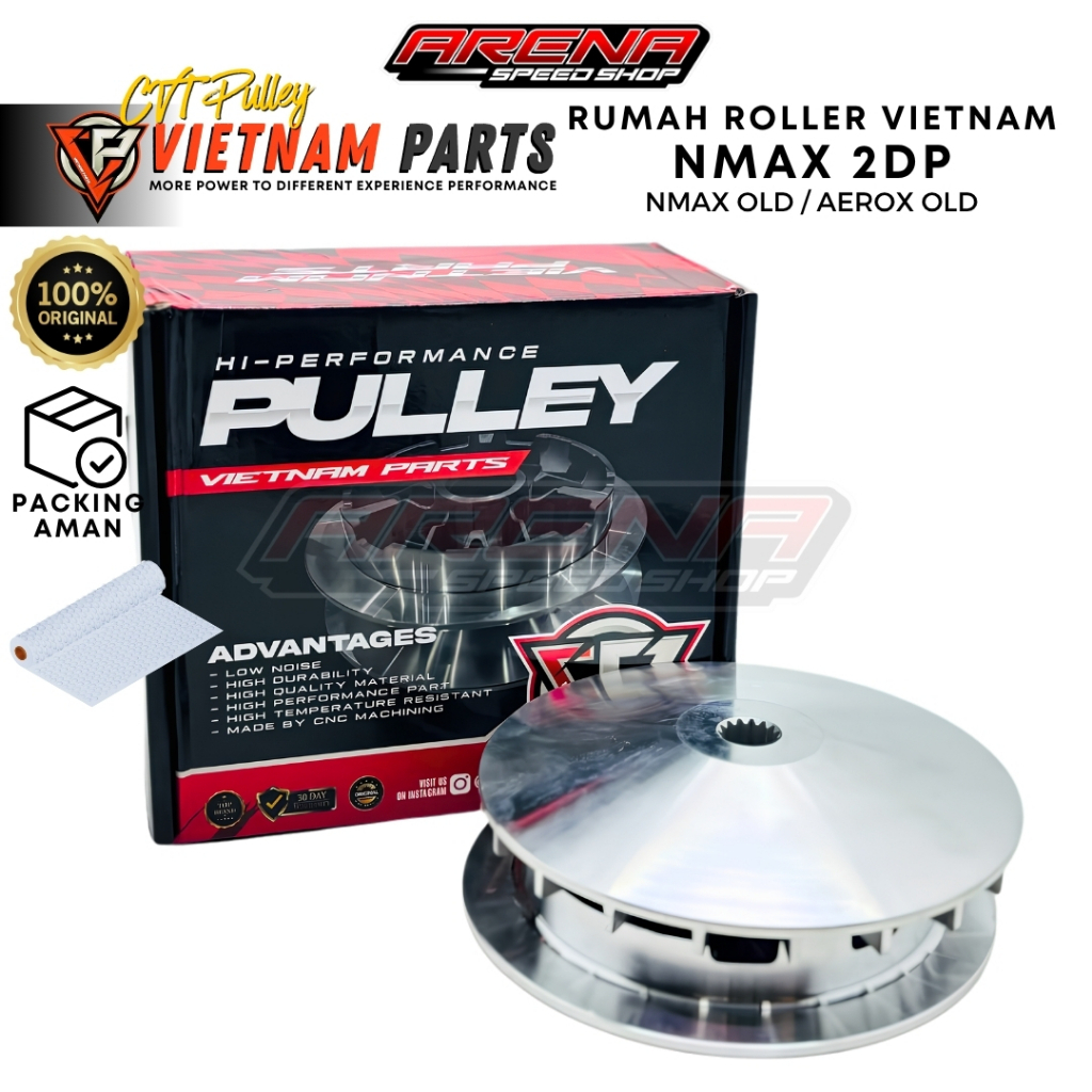 VP Custom Pulley Nmax 2DP 13,8 Rumah Roller Nmax Old Aerox Old Original