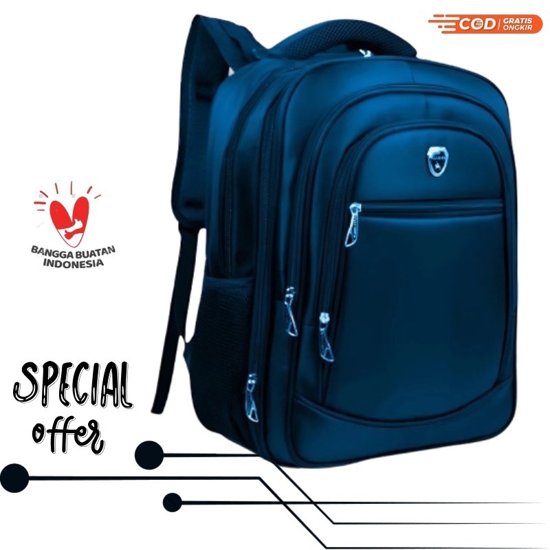 Ransel Polo Murah Backpack polo besar Tas Sekolah Murah Tas Sekolah Produk / tas ransel pria wanita