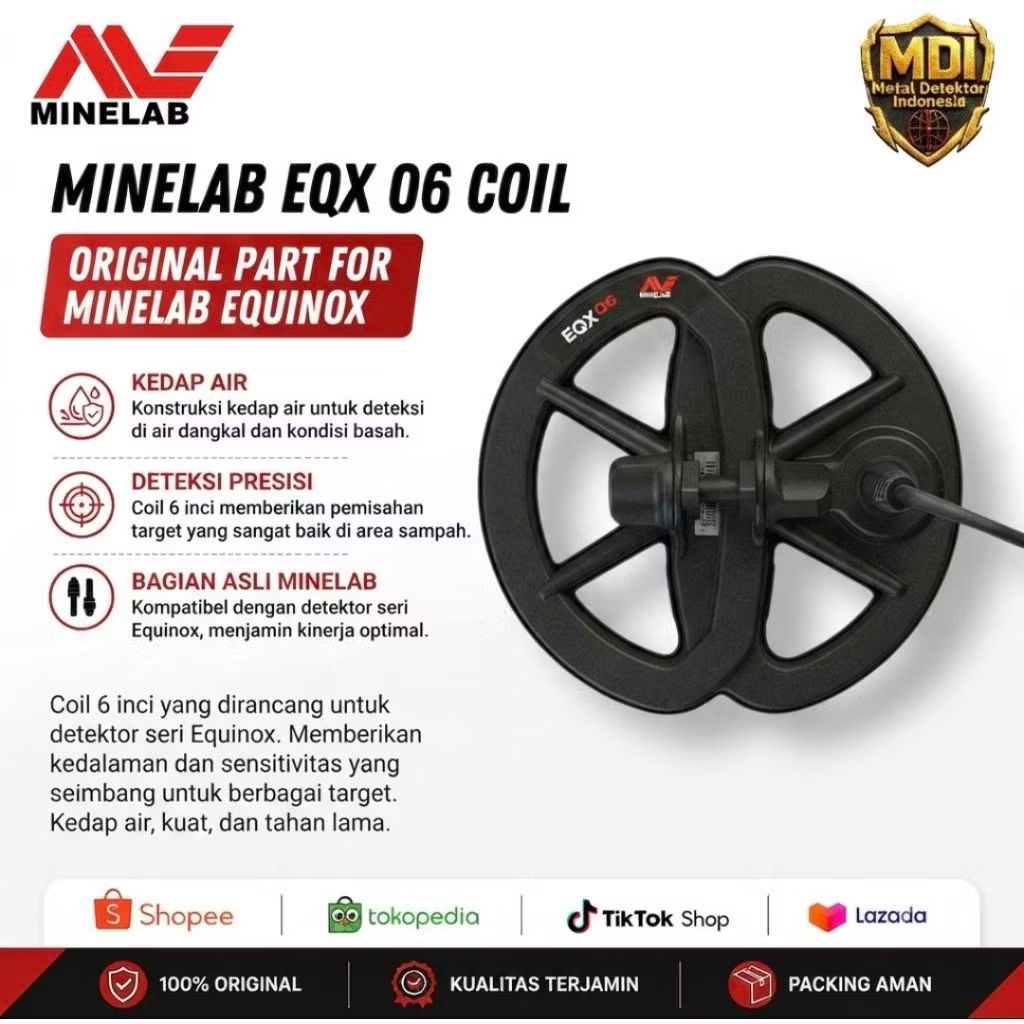 Equinox coil 6 Minelab