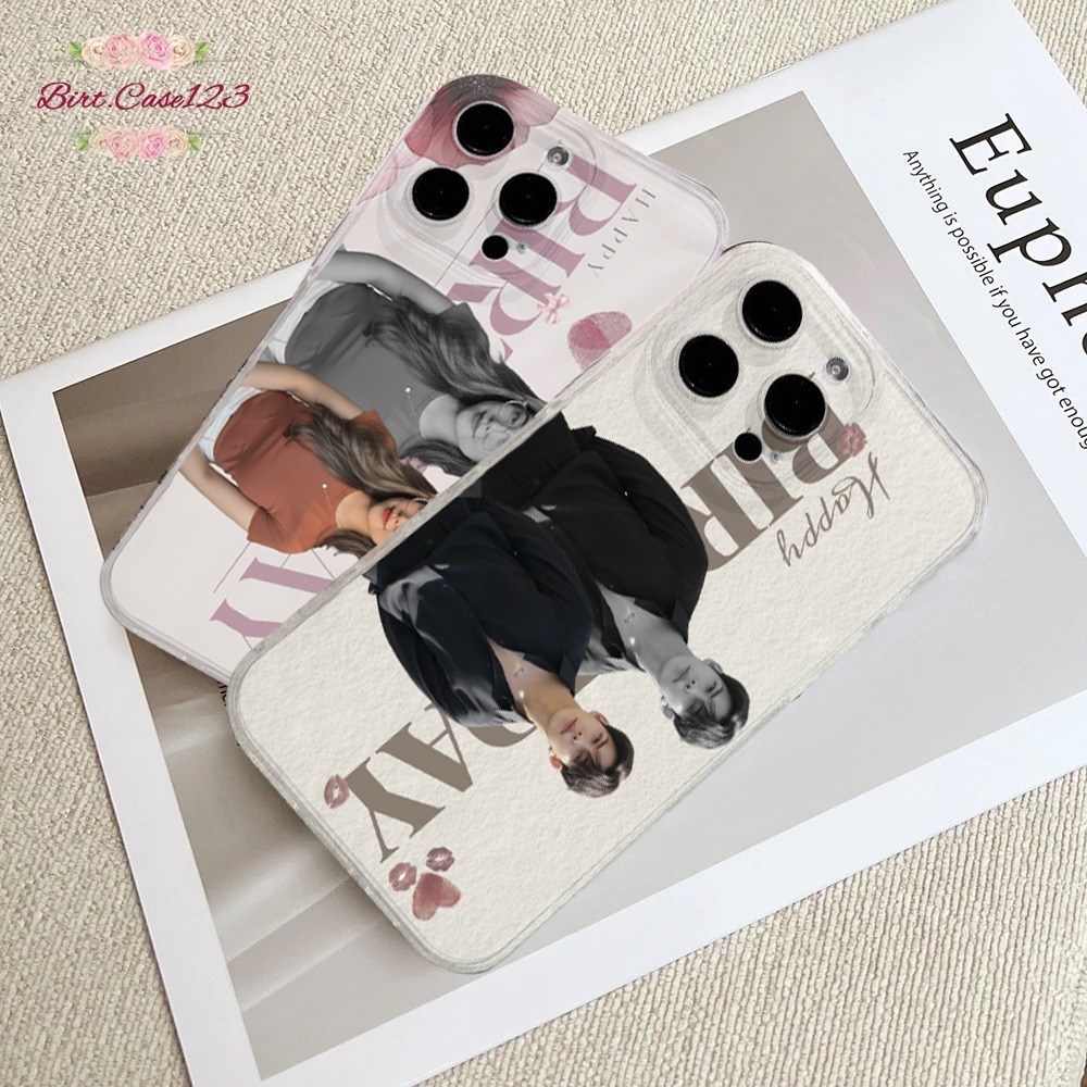 Custom Case Clear Transparan Motif Request Foto Sendiri Couple Softcase Casing Hp