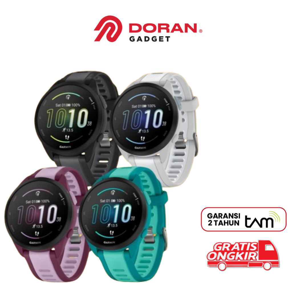 Garmin Forerunner 165 | Garmin Forerunner 165 Music FR 165 FR165 - Garansi Resmi TAM 2 Tahun