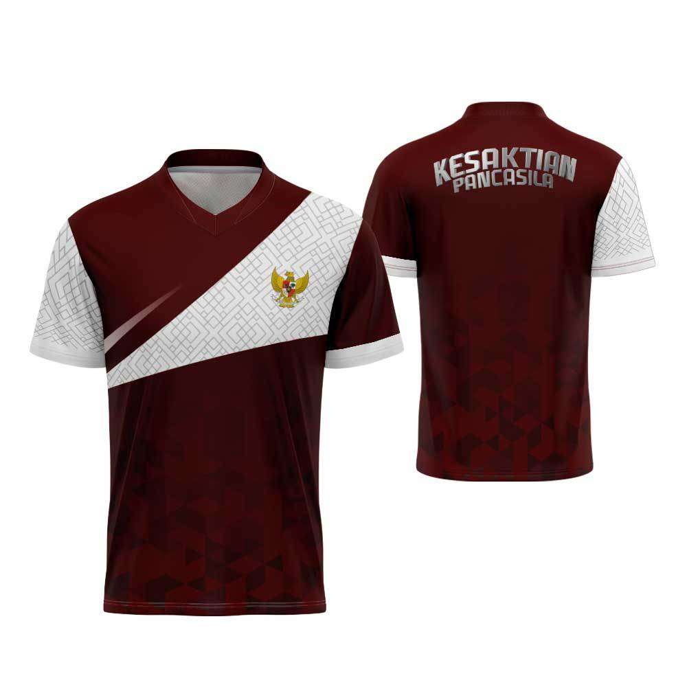 Baju Kaos Jersey Kesaktian Pancasila / Jersey Kesaktian Pancasila Fullprint Art-02