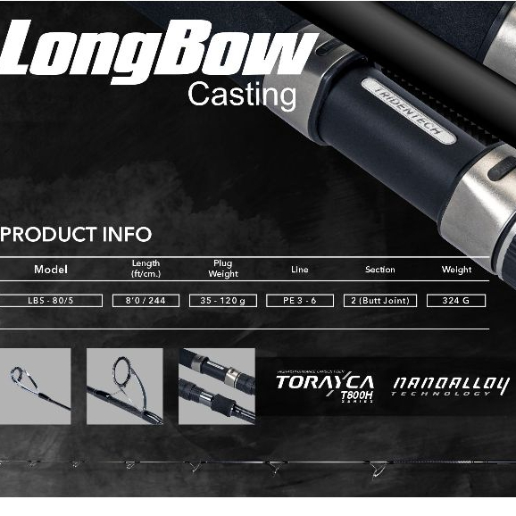 JORAN / ROD TRIDENTECH TERBARU LONGBOW CASTING