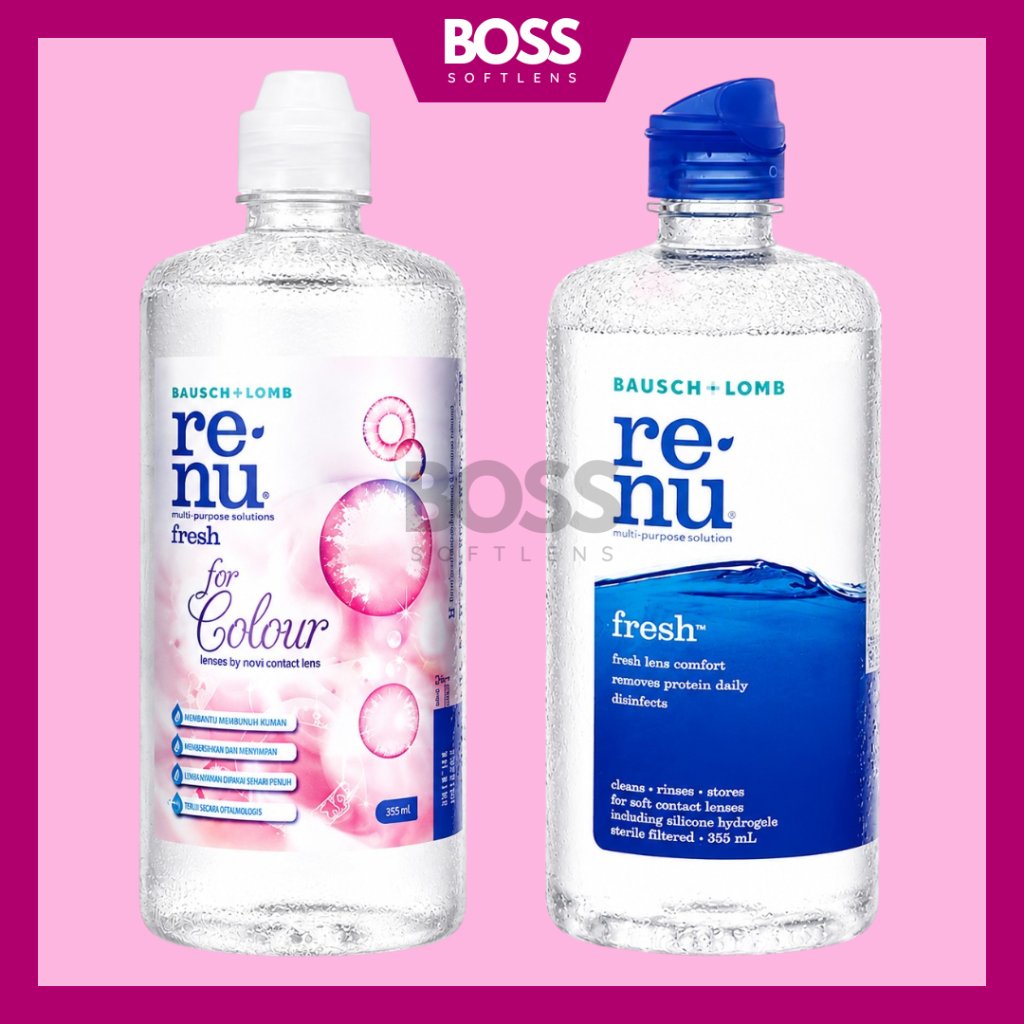 AIR SOFTLENS RENU COLOUR & RENU FRESH 355ML / CAIRAN SOFTLENS BAUSCH LOMB RENU COLOUR & FRESH 355 ML