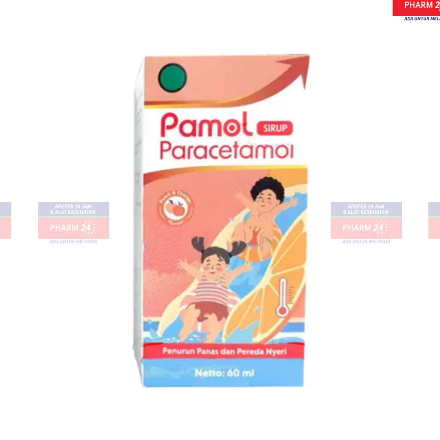 Pamol Sirup Paracetamol Anak 60 ml Penurun Panas dan Pereda Nyeri