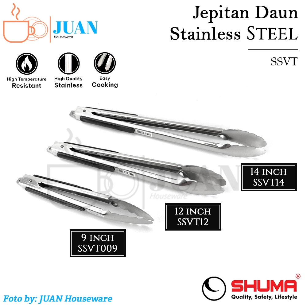 Penjepit Capitan Jepitan stainless Makanan Kue Gorengan Panggangan Grill BBQ SHUMA