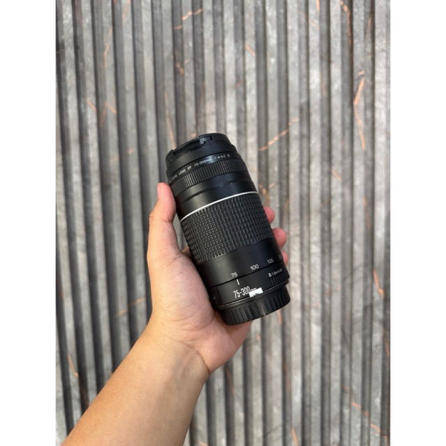 [LENSA TELE] LENSA CANON 75-300MM III MULUS SECOND BERGARANSI ORIGINAL