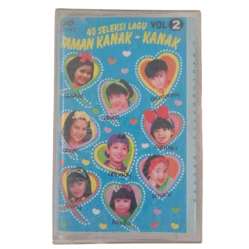 kaset pita - kompilasi - 40 seleksi lagu taman kanak-kanak