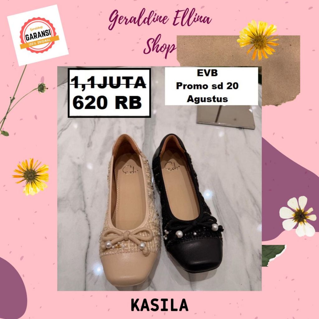 SEPATU EVB KASILA SERIES FLAT SHOES ORIGINAL