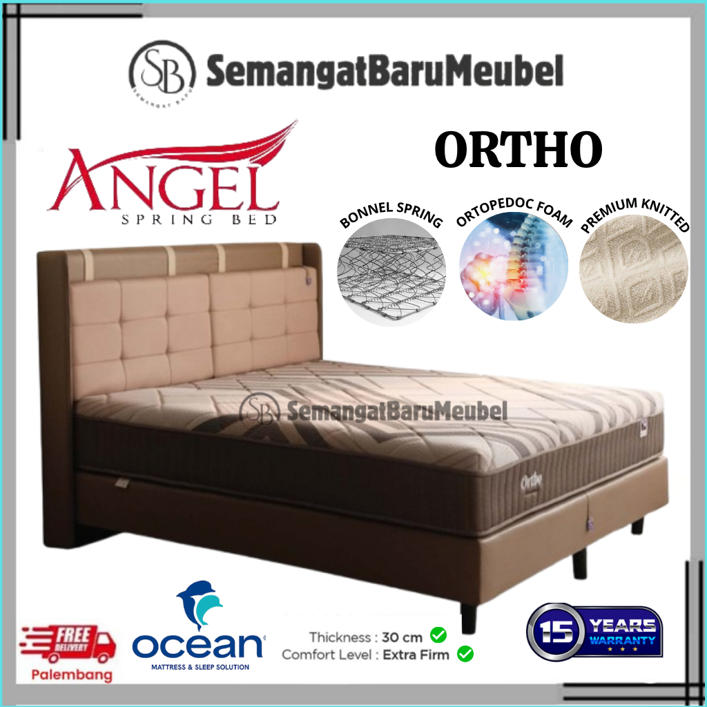 Springbed Ortho By Angel / Spring Bed Angel Ocean Othopedic Matras Kasur Kesehatan Tulang Murah