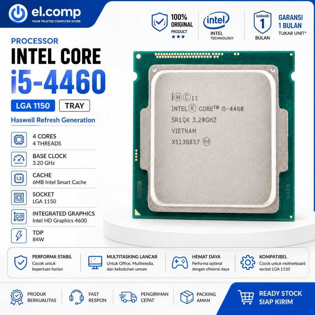 PROCESSOR INTEL CORE I5 4460 TRAY LGA 1150