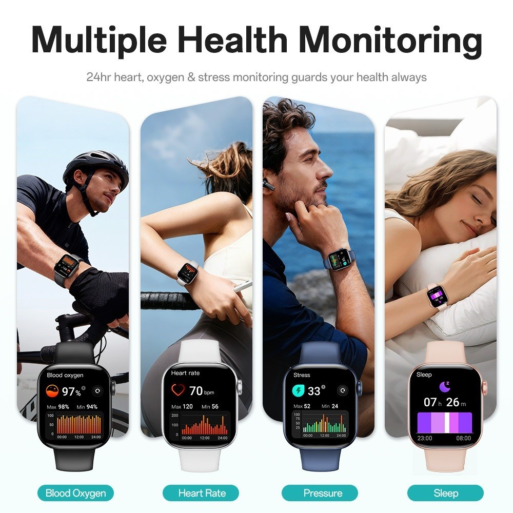 RECOMMENDED [Garansi 1 Tahun]Huafit S12 jam tangan smartwatch Bluetooth Call 9.1mm Ultra Tipis 18g