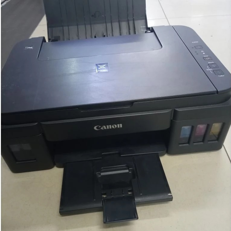 Printer Canon G2000 Print Scan Copy Second Tanpa Cartridge