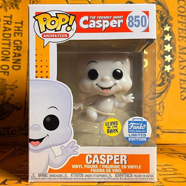 Funko Pop Animation: Casper GITD (Glow in The Dark) #850 | Funko Shop