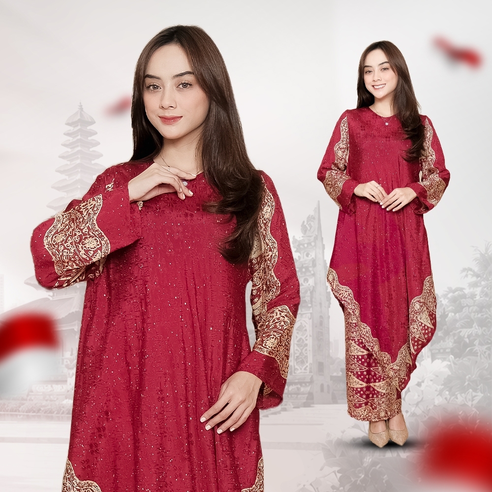 Batik Kondangan FREYA Kurung Melayu OneSet Batik