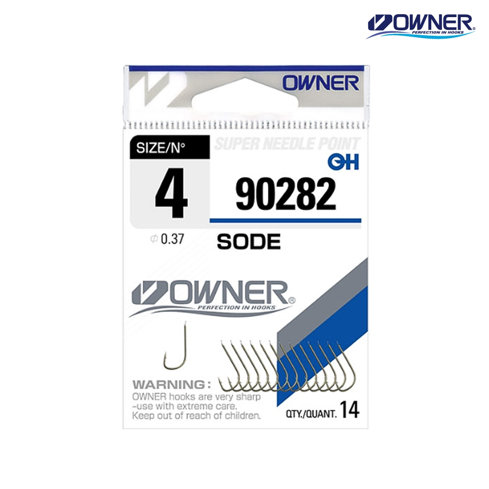 Owner SODE 90282 Kail Pancing Micro Fishing Flat/Tanpa Lubang