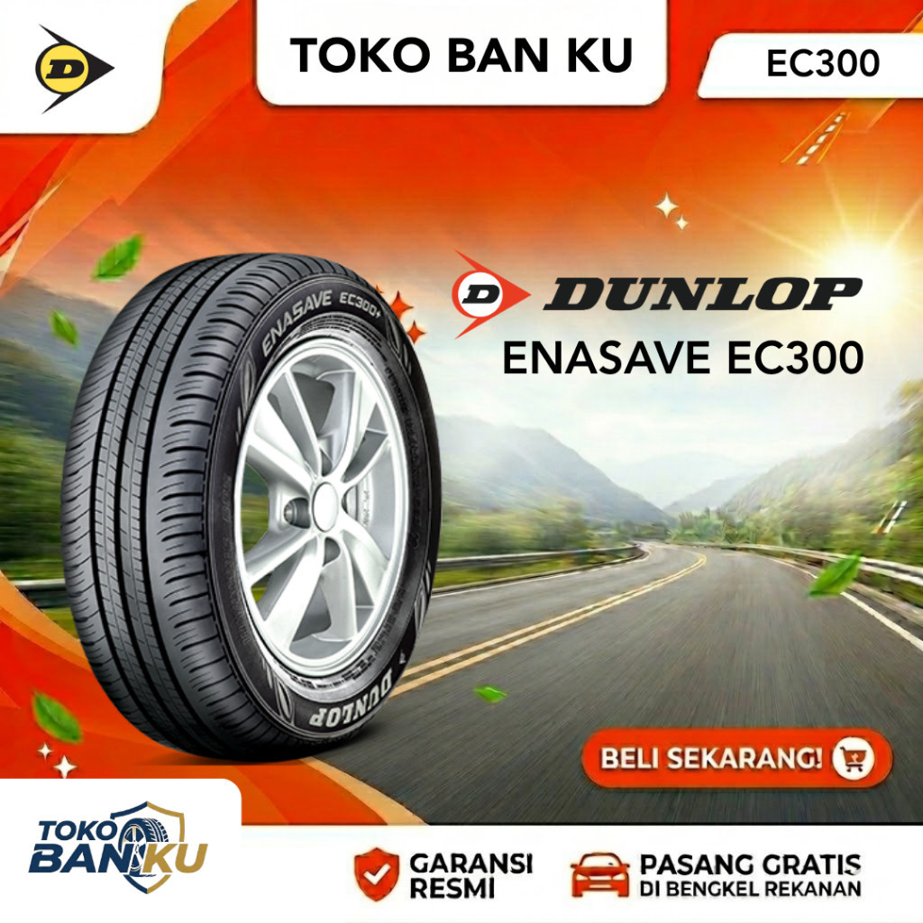 DUNLOP 175/65-14 EC300 BAN MOBIL AGYA,AYLA, BRIO,IGNIS