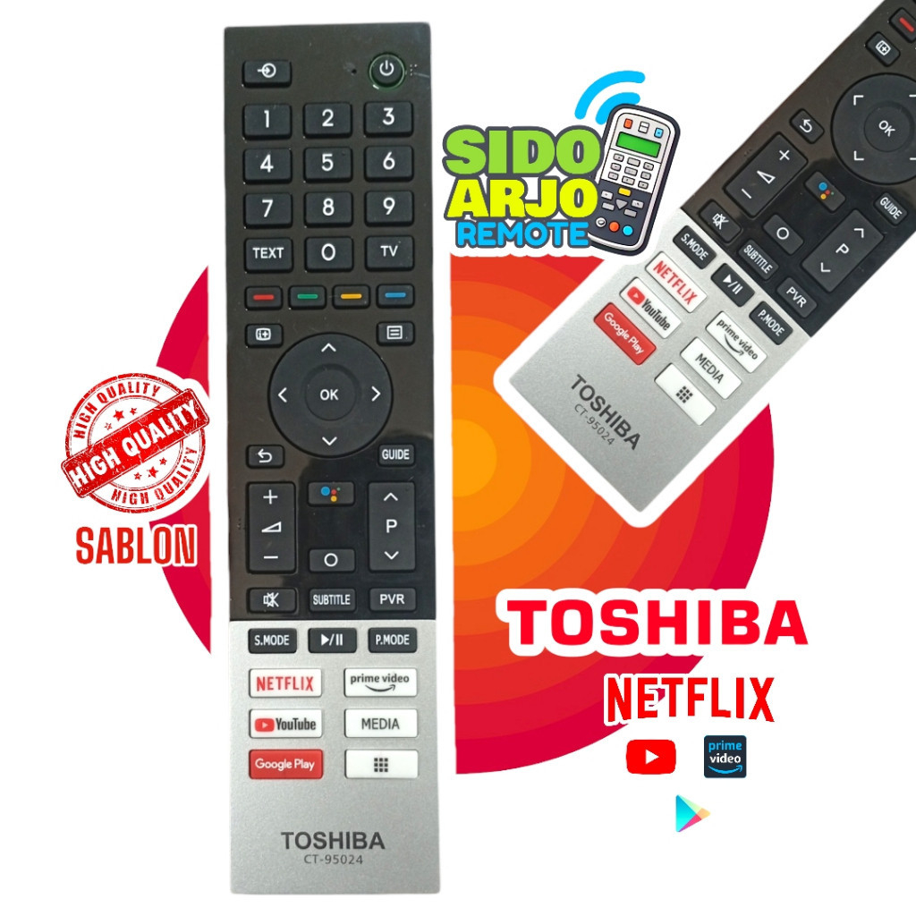 REMOT TV TOSHIBA SMART ANDROID
