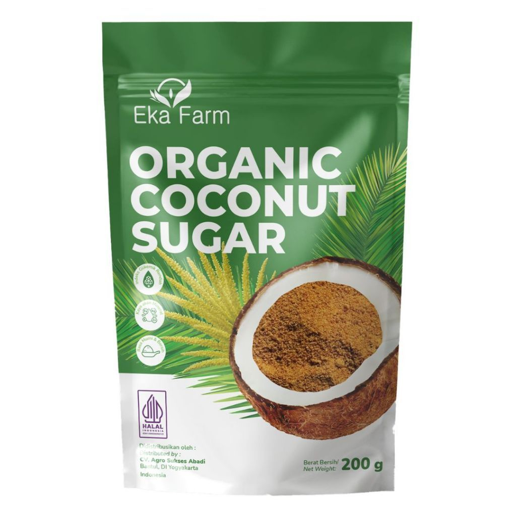 Gula Semut Organik Eka Farm Kemasan 200gr - Eka Farm Official
