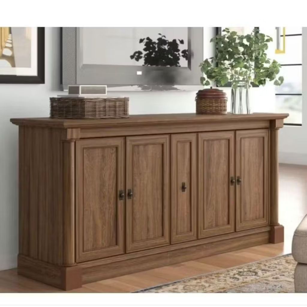 bufet pendek kayu jati solid ukuran 200x90/bufet minimalis jati pendek/bufet tv pendek jati solid