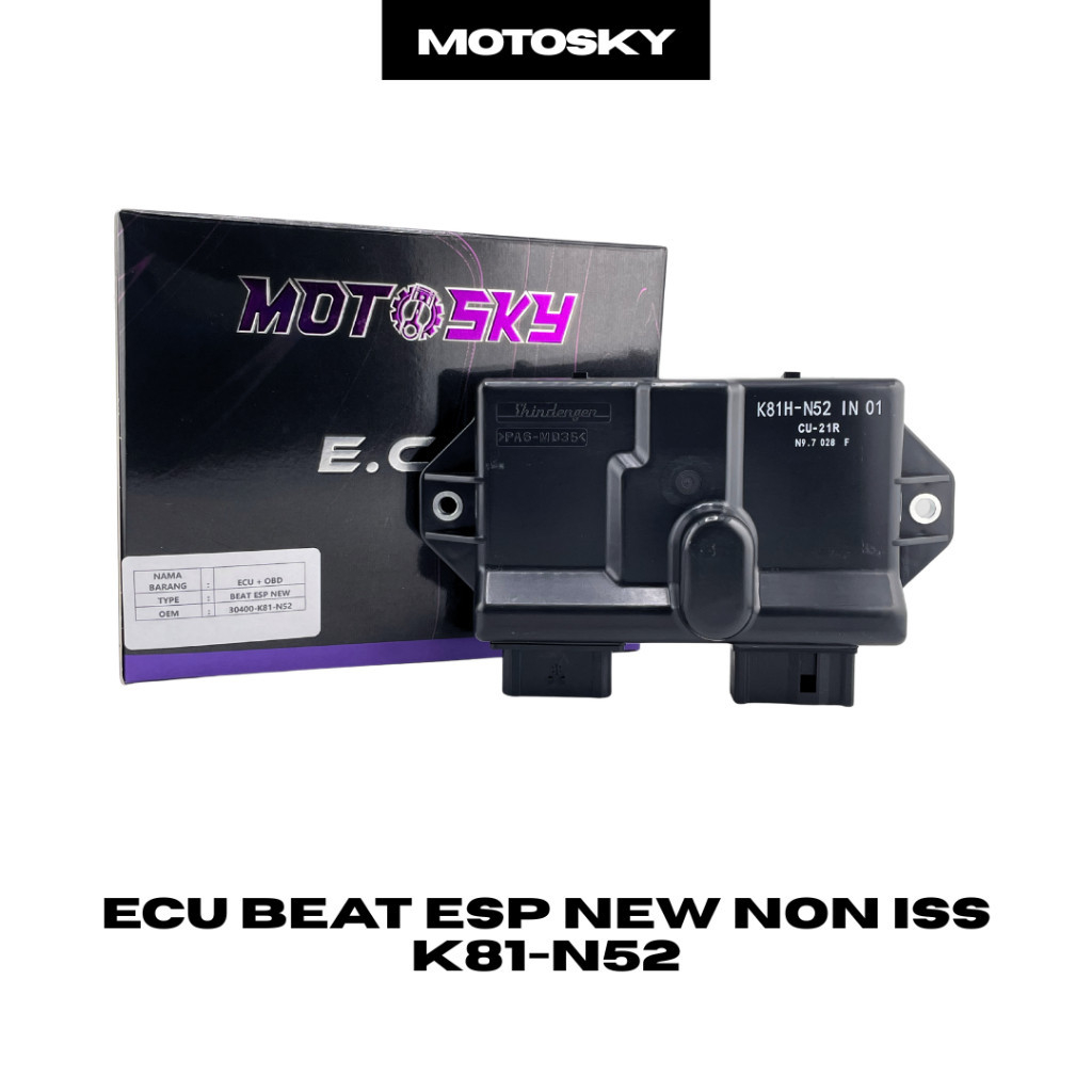 ECU BEAT ESP NEW NON ISS K81-N52 MOTOSKY - Ecu Beat POP / Beat eSP NON ISS K81H-N52 IN 01