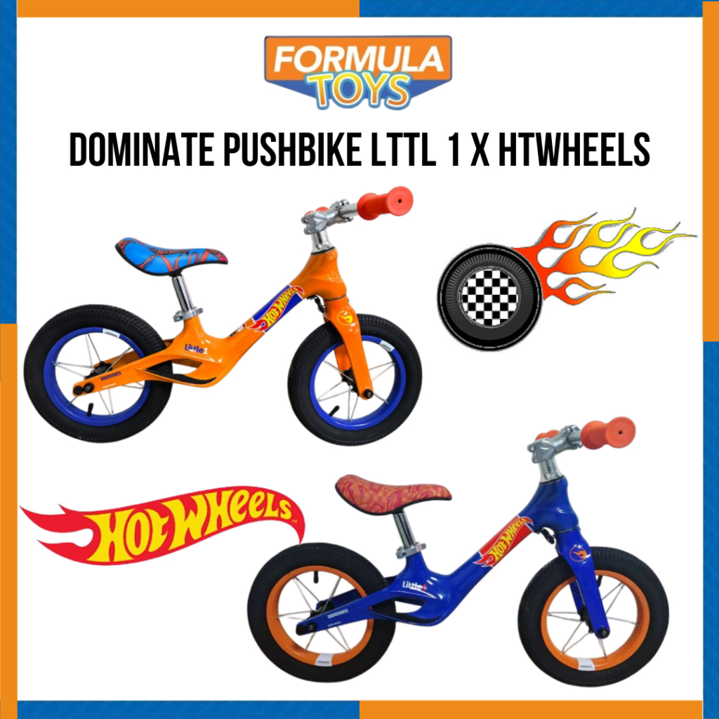 SEPEDA PUSHBIKE DOMINATE PUSHBIKE LTTL 1 X HOTWHEELS FRAME MAGNESIUM
