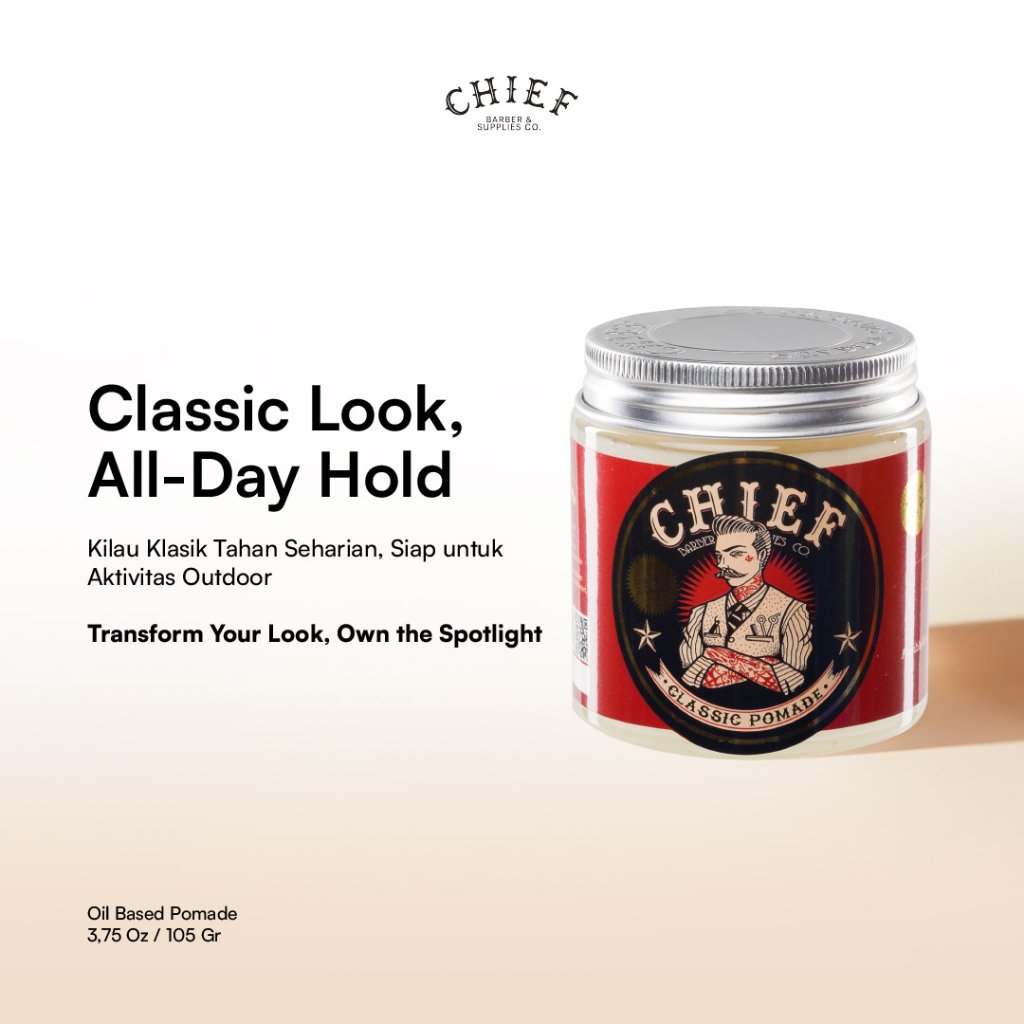 CHIEF Grooming  | Chief Pomade 4oz + Chief Shampoo 400ml