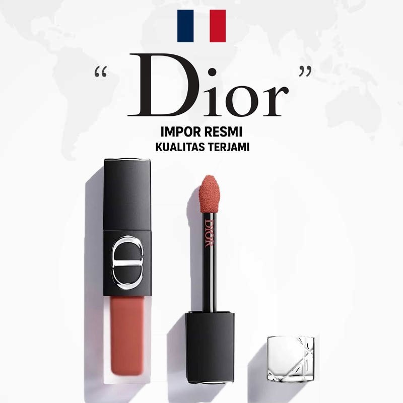 [NEW 2026] DIOR Rouge Dior On Stage Ink Blur Matte Liquid Lipstick 6ml – Tahan Lama, Transfer-Proof,