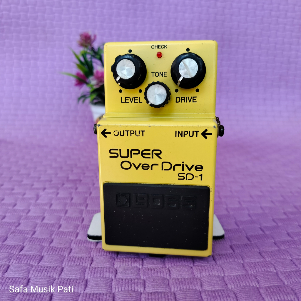 Boss Super OverDrive SD-1, Efek Gitar Second, Kondisi Terawat Sekali, Normal, No Minus, Original