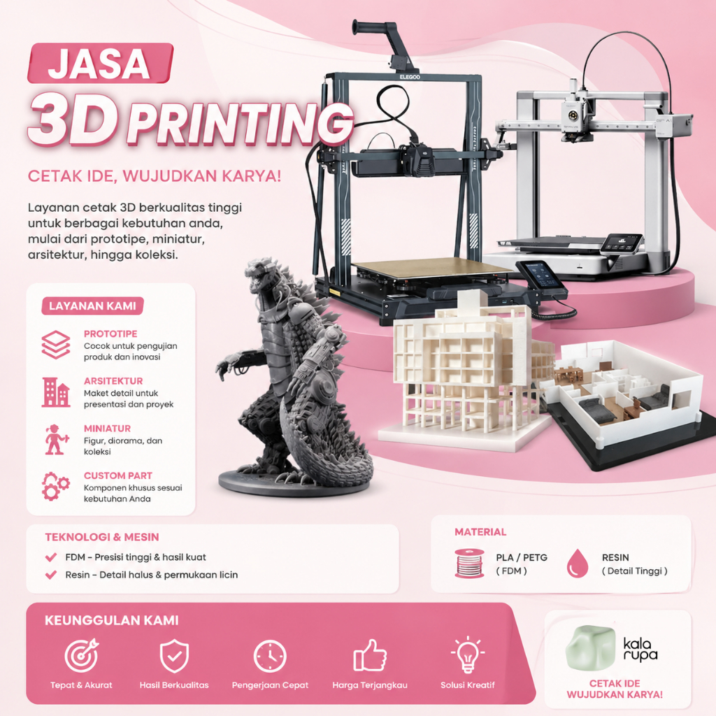 jasa Print 3D / jasa cetak 3D