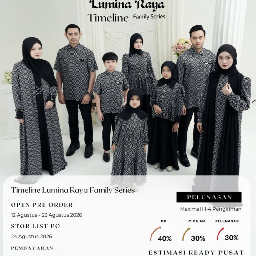 OPEN PRE ORDER SARIMBIT LUMINA BY MATHLA 12 - 23 AGUSTUS 2026