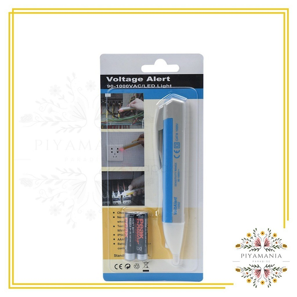 PIYAMANIA TESPEN VD 02 - Pen Non Contact AC Voltage Alert Detector 90V-1000V VD02