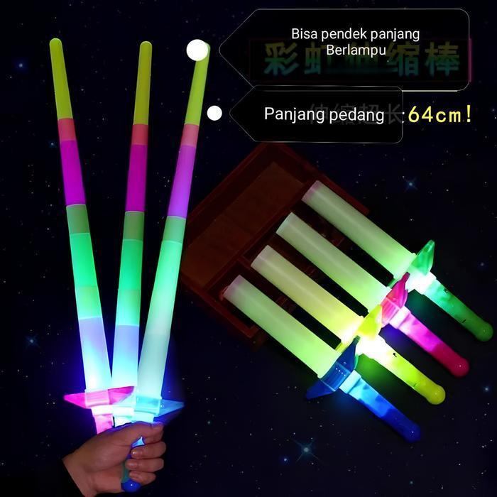 Mainan Anak Pedang led panjang pendek