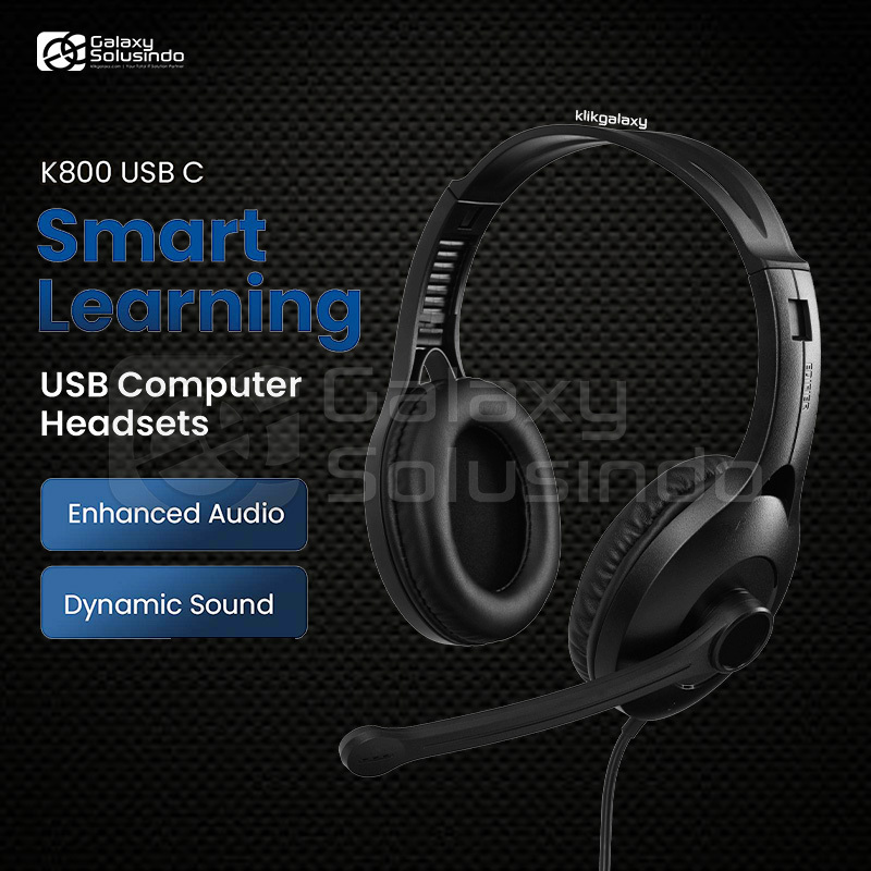 EDIFIER K800 USB Communicator Headset - Black - GW