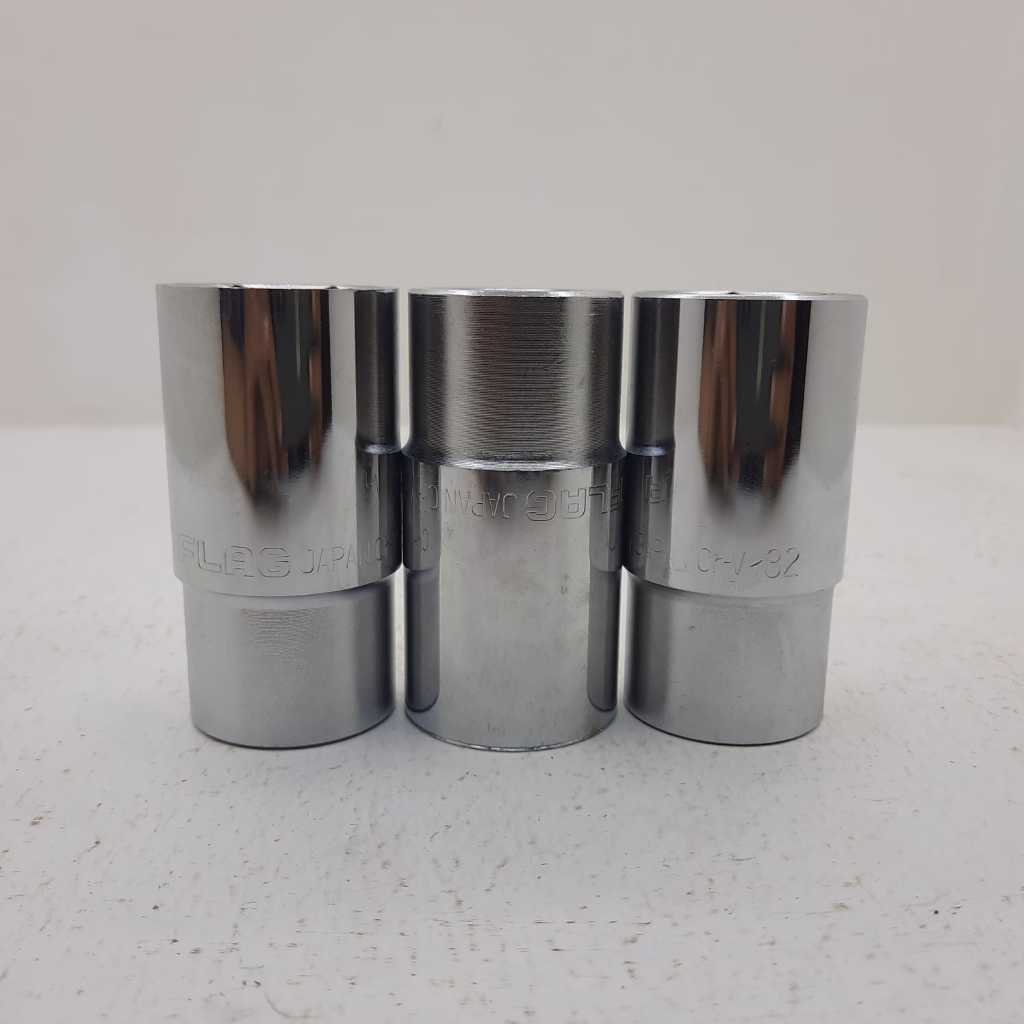 Flag C.V Deep Socket 1/2" / Mata Kunci Sock (17mm -32mm)