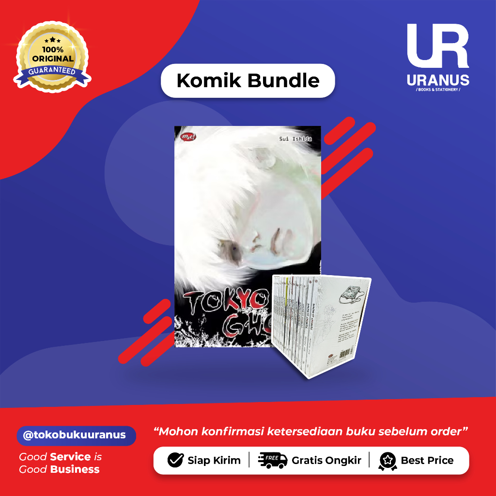 Komik Tokyo Ghoul 1-14 Bundle (Segel) Sui Ishida - Uranus Ngagel -