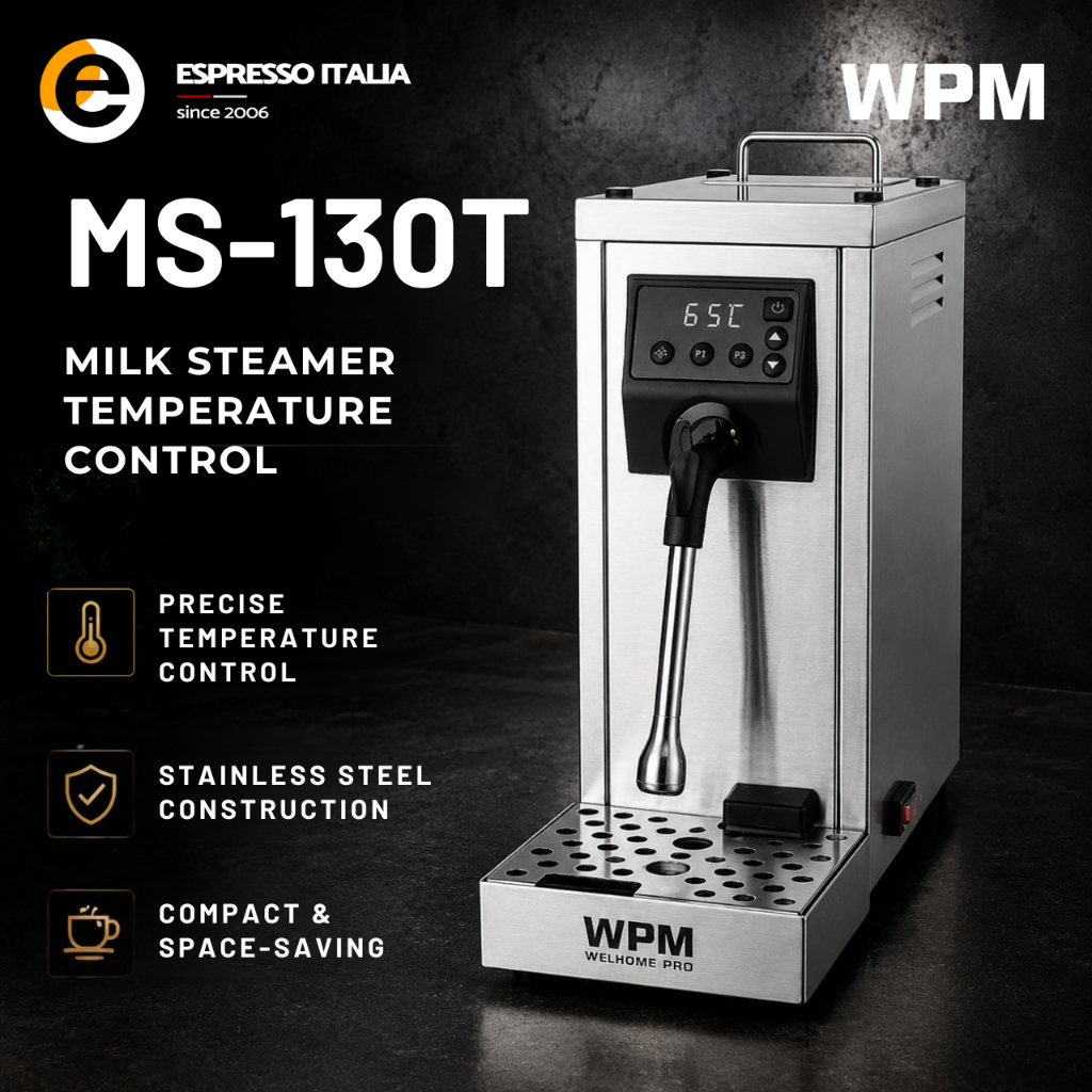 Mesin Pemanas Susu WPM MS-130T Milk Steamer Temperature Control Stainless Steel