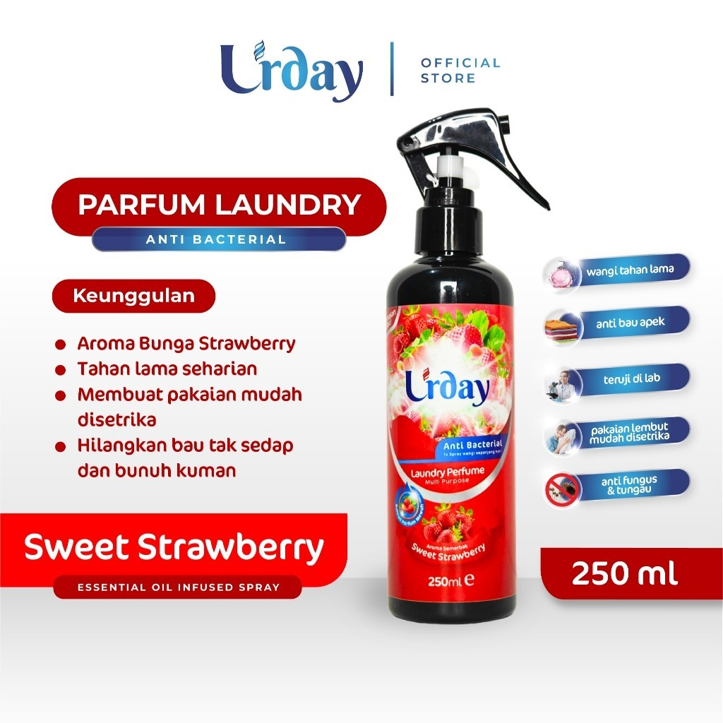 Parfume Laundry Sweet Strawberry Grade A+ 100ml & 250ml Aroma Strawberry Fruity