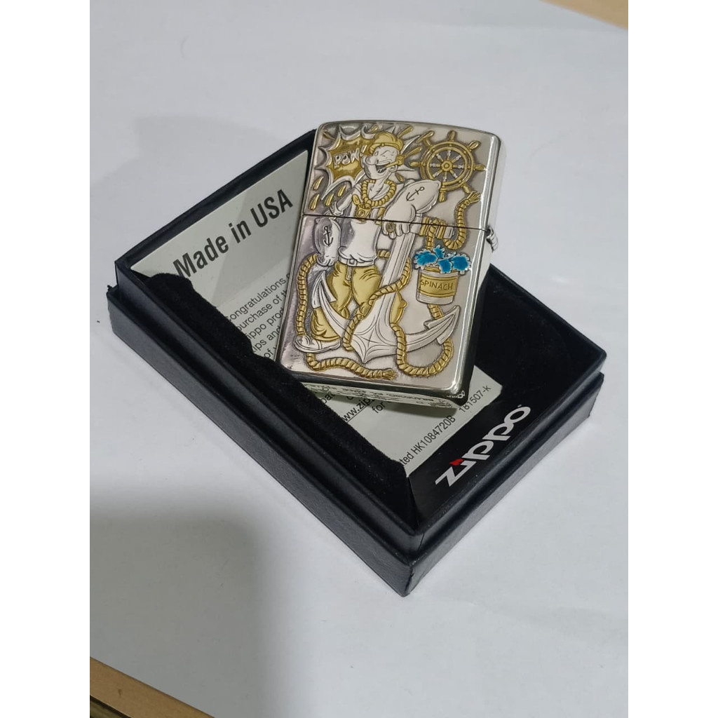 ZIPPO POPEYE 2 SIDE ORIGINAL