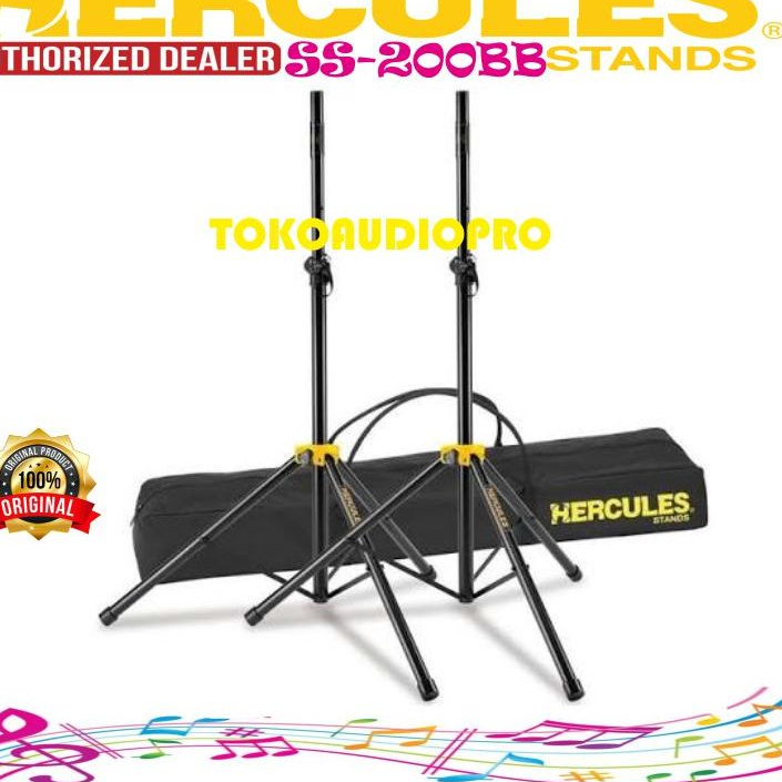 Hercules Speaker Stand SS200BB Stand Speaker Hercules SS-200 BB Tiang Speaker
