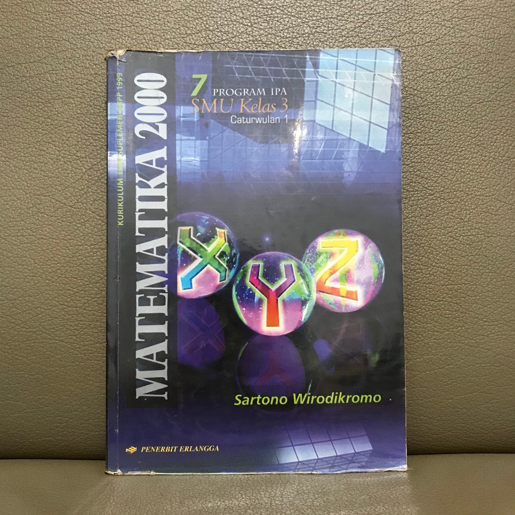 Preloved Matematika IPA 3 Untuk SMU/SMA/MA Kelas XII (12) Cawu 1 - Penerbit Erlangga
