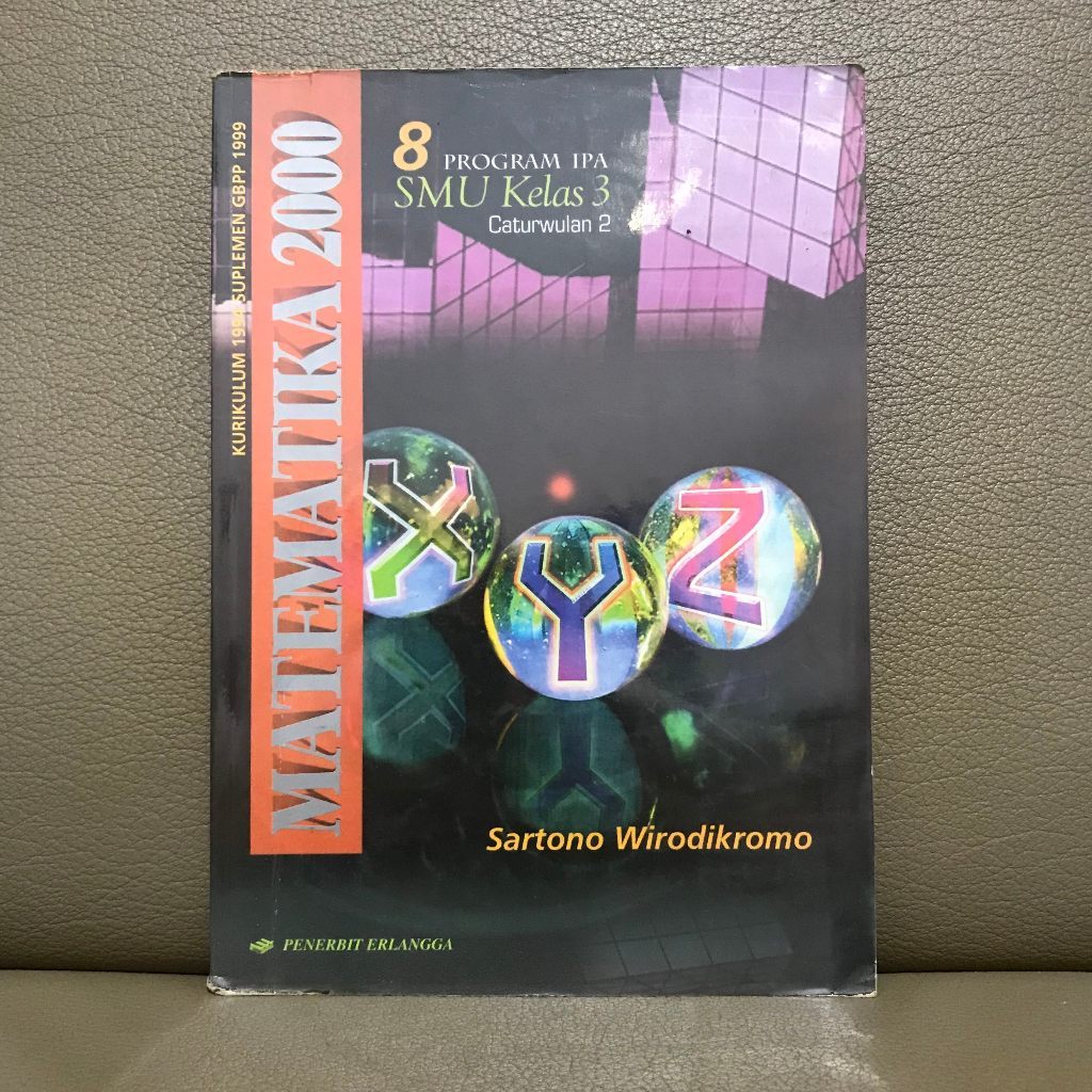 Preloved Matematika IPA 3 Untuk SMU/SMA/MA Kelas XII (12) Cawu 2 - Penerbit Erlangga