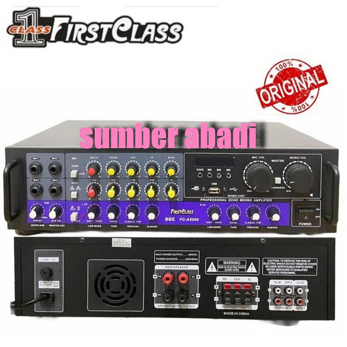 Amplifier FIRSTCLASS FC-A5000 Ampli karaoke FCA 5000 FCA5000 FC A 5000