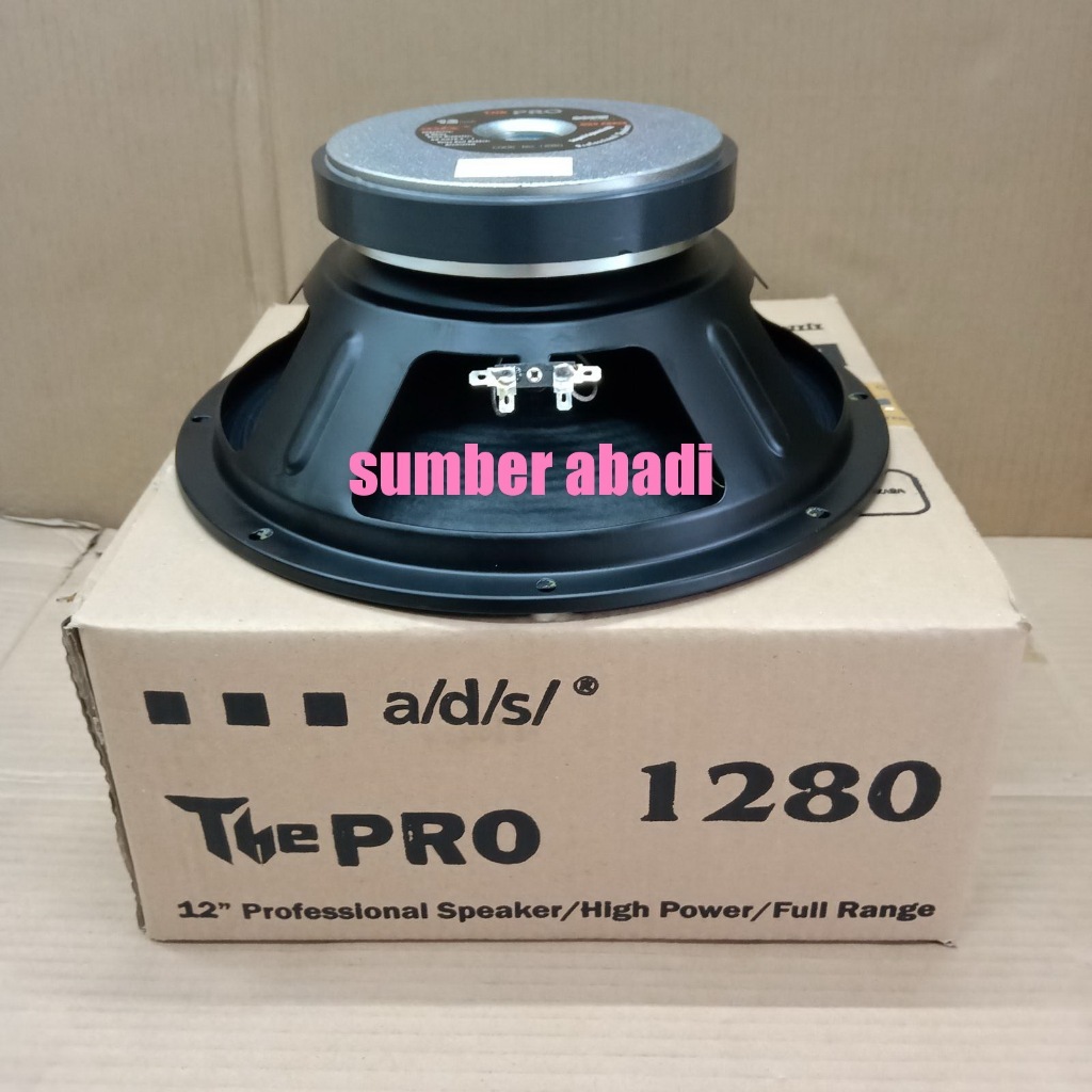 Speaker ADS 1280 / ADS1280Full Range 12 Inch 800 Watt Aluminium Coil